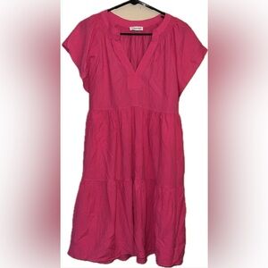 🪩4/$20!! Calvin Klein Hot Pink Midi Dress Size 10